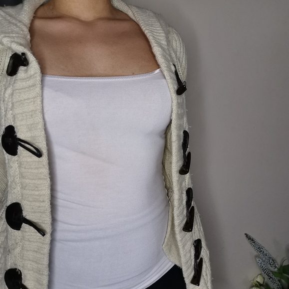 Horn Button Cardigan Sweater - Picture 6 of 11